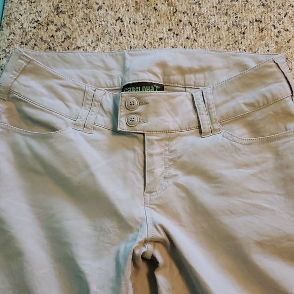 Cariloha beige khaki bamboo shorts 4 - Picture 4 of 6